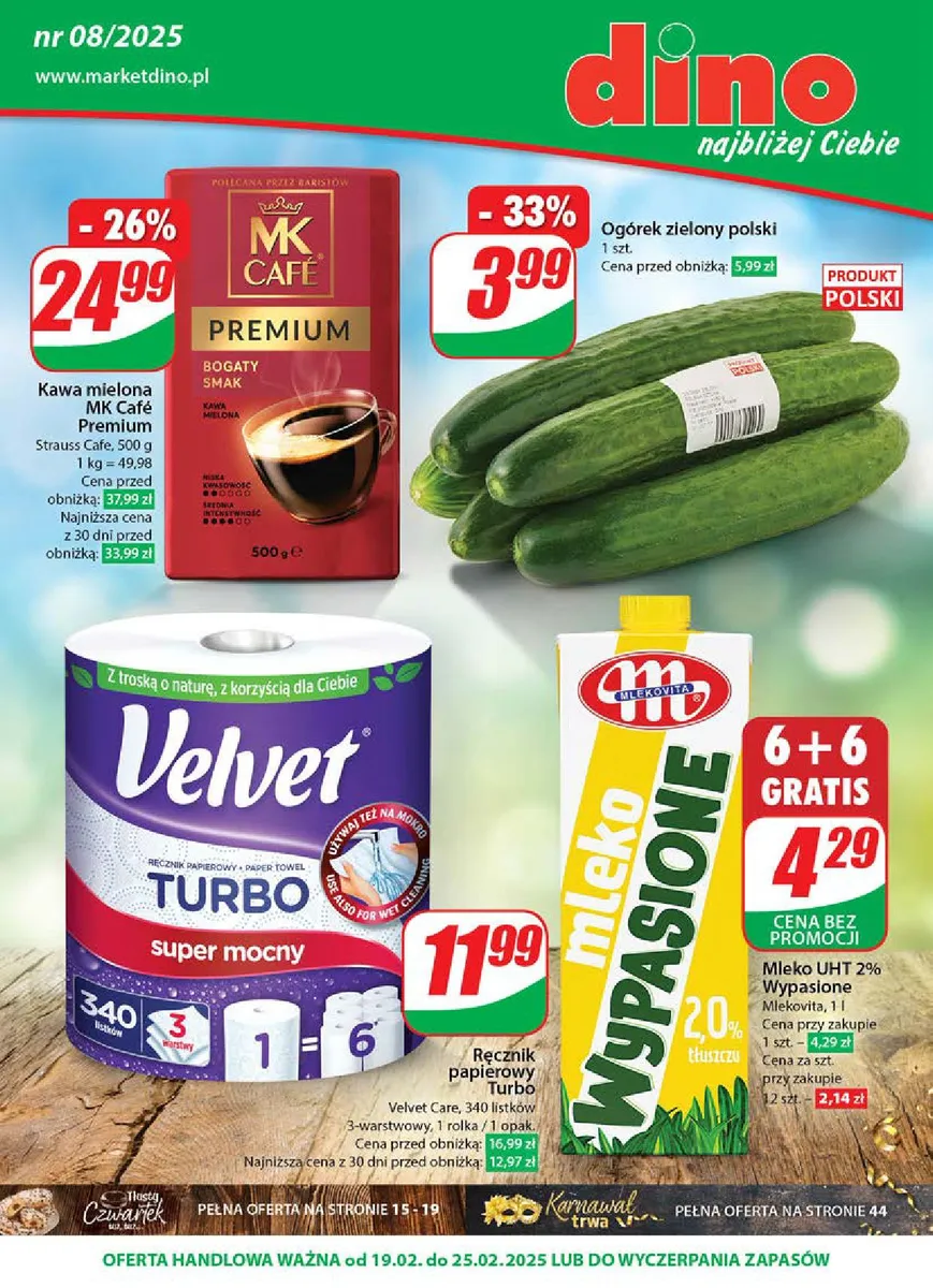Gazetka Dino od 19.02.2025 💰 Oszczędzaj Więcej!
